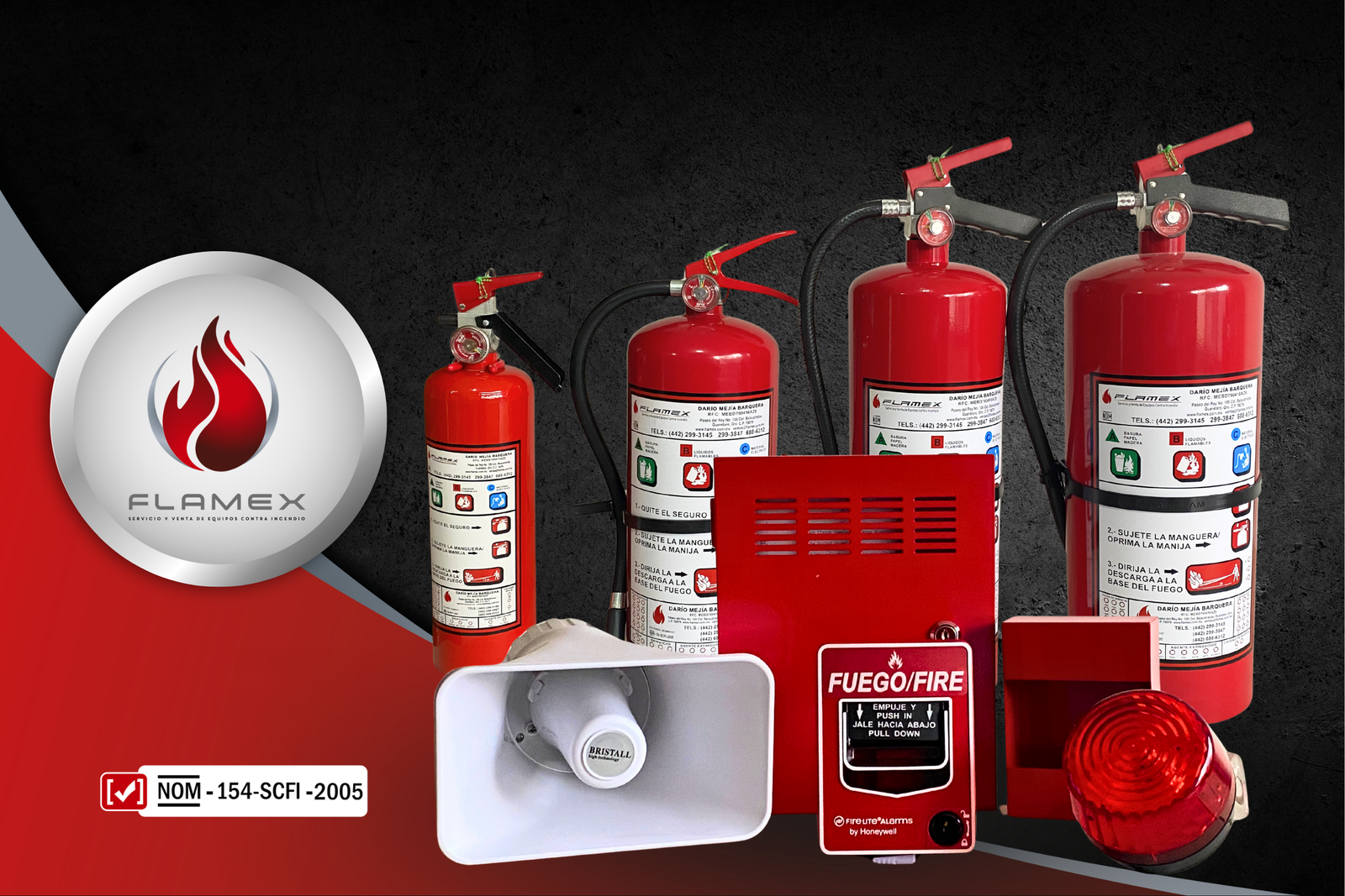 extintores y equipo contra incendio